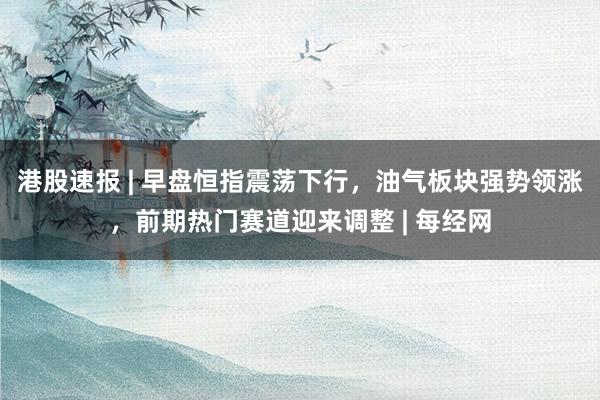 港股速报 | 早盘恒指震荡下行，油气板块强势领涨，前期热门赛道迎来调整 | 每经网