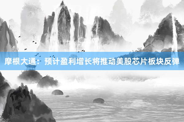摩根大通：预计盈利增长将推动美股芯片板块反弹