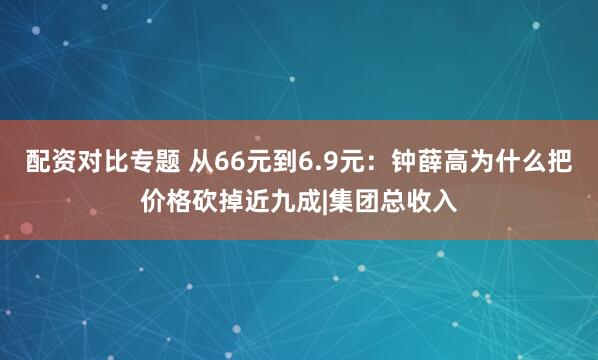 配资对比专题 从66元到6.9元：钟薛高为什么把价格砍掉近九成|集团总收入
